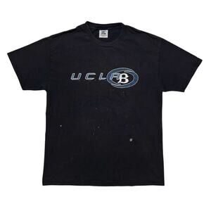VTG 90's UCLA Bruins NCAA Official Logo Graphic Short Sleeve T-Shirt Black L